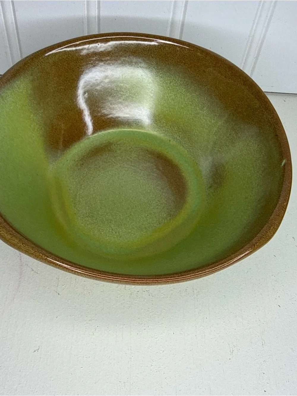 Frankoma Pottery Vintage Prairie Green #5X (1) 5 1/2
